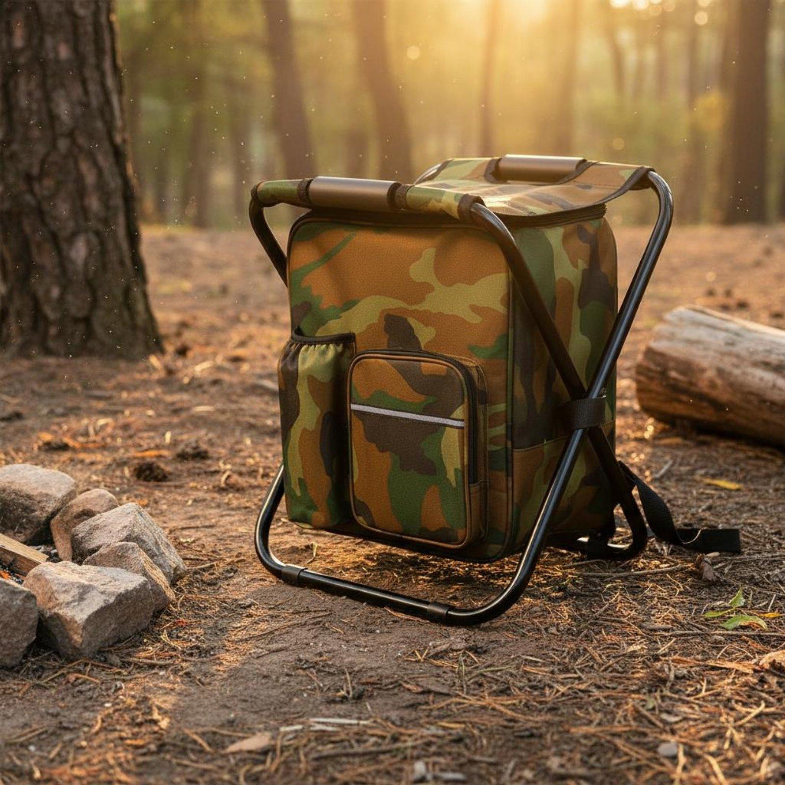 Fishing Backpack - 접이식 디자인 백팩 냉각 의자, 다용도