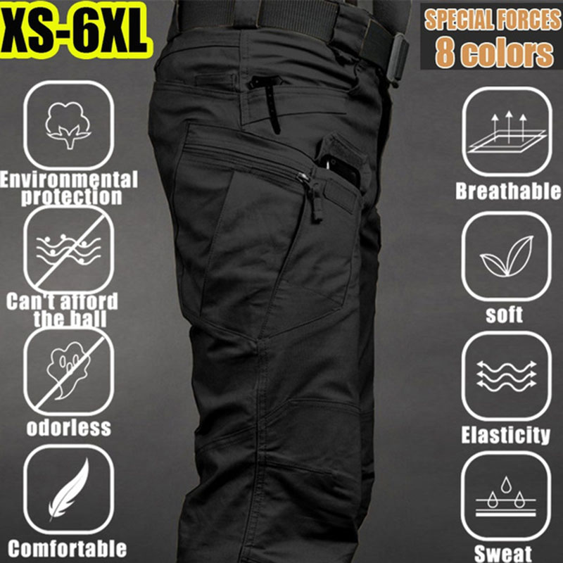 Fishing Pants Waterproof - 남성 전술 카고 바지 6XL 플러스