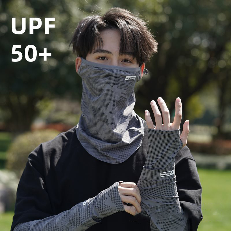 넥 게이터 UV 차단 페이스 마스크 아이스 실크 유니섹 - Fishing Mask Sun Protection 리뷰 및 가격