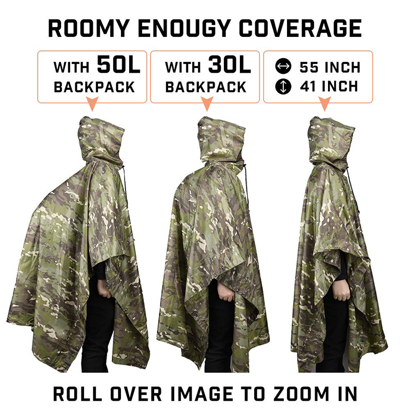 레인코트 위장 전술 판초 PVC 야외 사이클링 하이킹  - Fishing Rain Suit 리뷰 및 가격