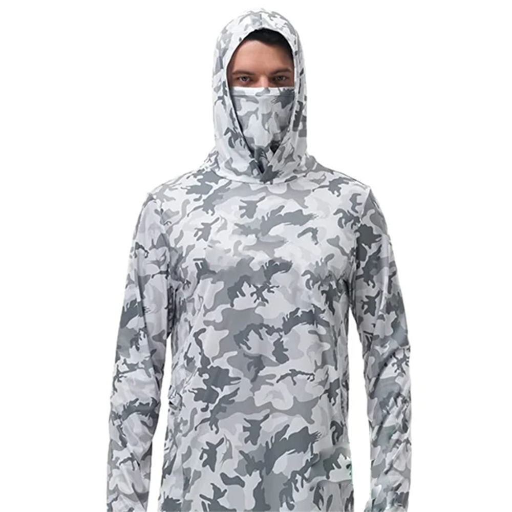 여름 낚시용 후드티 남성용 저지 카모플라주 긴소매 낚시 - Fishing Shirt Uv Protection 리뷰 및 가격