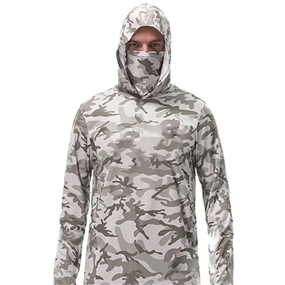 여름 낚시용 후드티 남성용 저지 카모플라주 긴소매 낚시 - Fishing Shirt Uv Protection 리뷰 및 가격