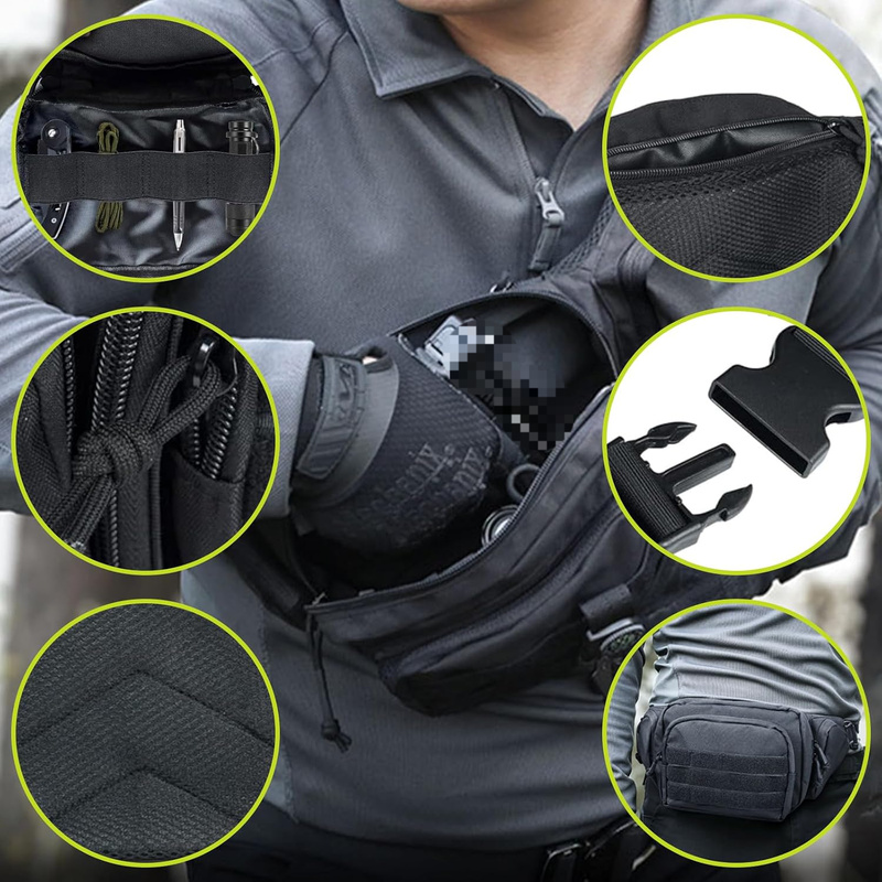 600D 옥스포드 멀티 포켓 허리 가방, 조절 가능한  - Fishing Belt 리뷰 및 가격