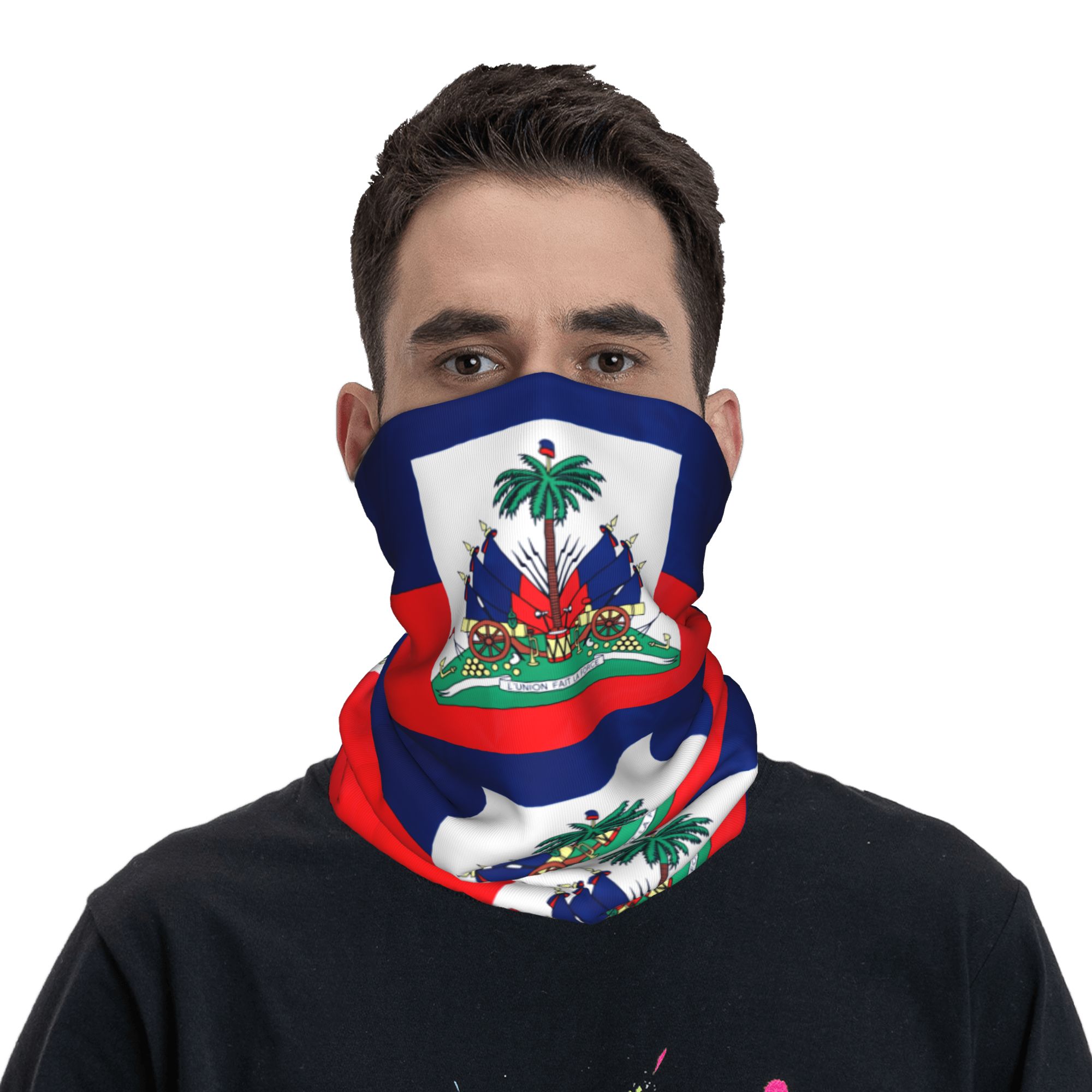 야외 스포츠 발라클라바 아이티 국기 자전거 마스크 부드 - Fishing Mask Sun Protection 리뷰 및 가격