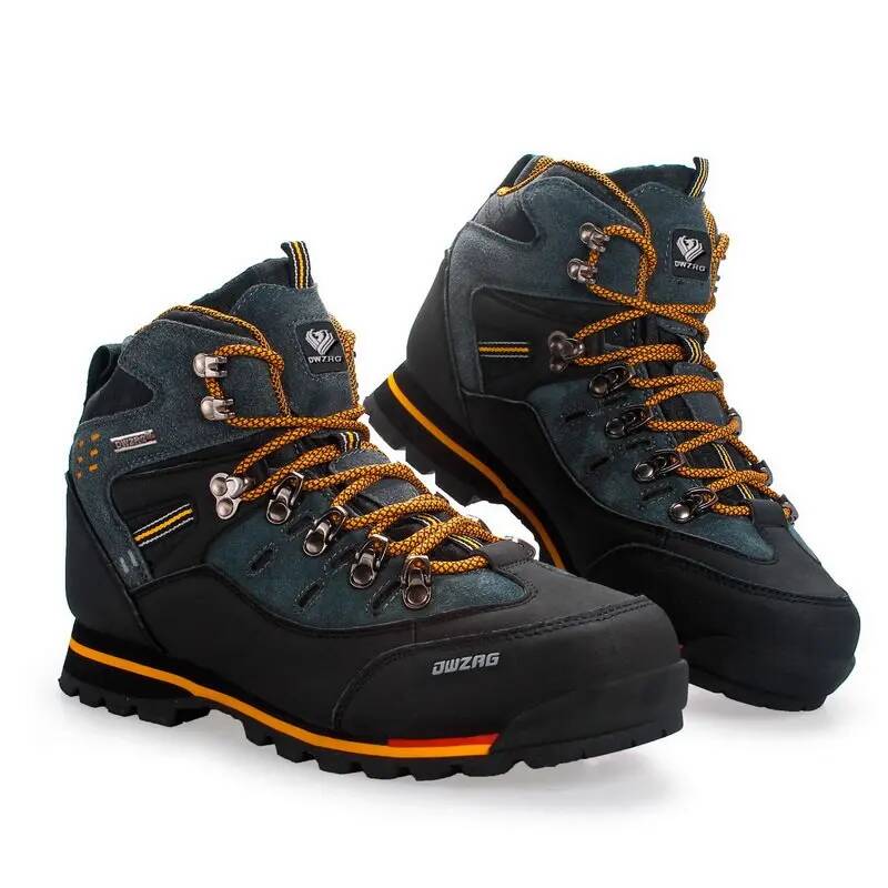 남성 하이킹 스니커즈 방수 가죽 하이탑 부츠 등산 낚시 - Fishing Boots 리뷰 및 가격