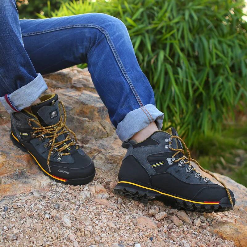 남성 하이킹 스니커즈 방수 가죽 하이탑 부츠 등산 낚시 - Fishing Boots 리뷰 및 가격