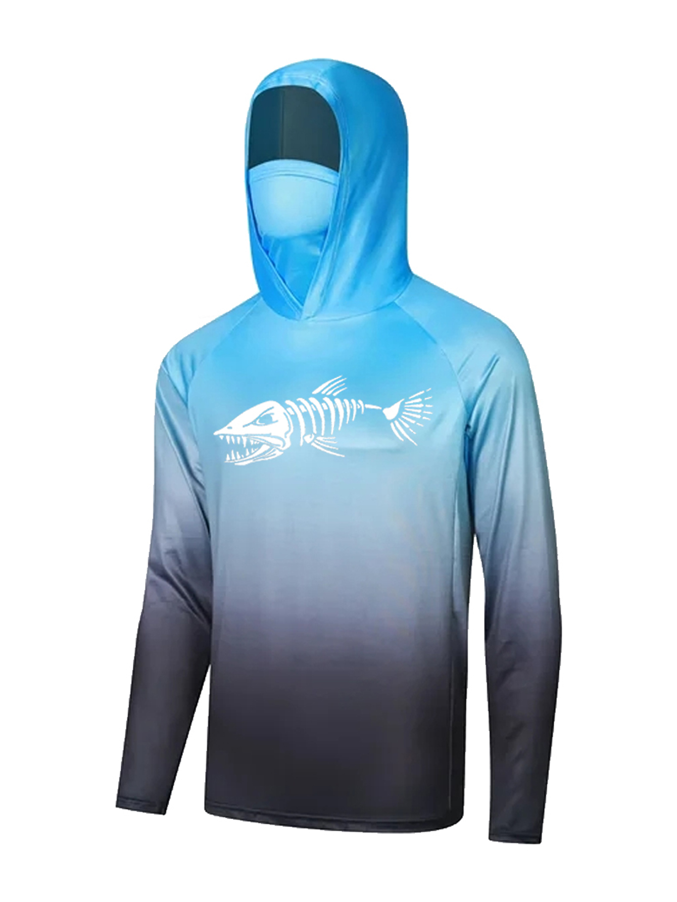 UPF 50+ 후드 낚시복 남성용 얼굴 가리개 후드티  - Fishing Mask Sun Protection 리뷰 및 가격